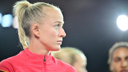 Torjägerin Lea Schüller geht manchmal bei der EM noch unter.