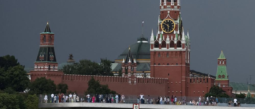 Blick auf den Kreml in Moskau.