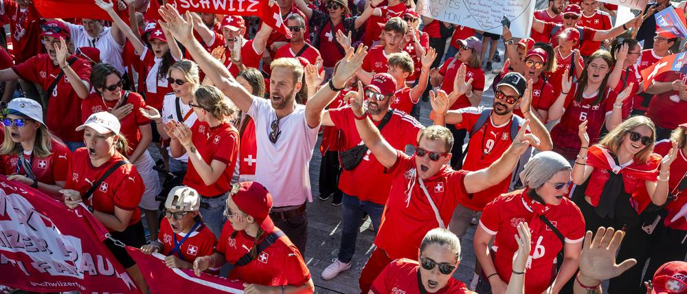 Nächster Festtag der Schweizer Fans in Bern.