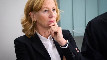 Patricia Schlesinger, ehemalige Intendantin des RBB, beim Prozess am Landgericht Berlin. (Archivbild) 