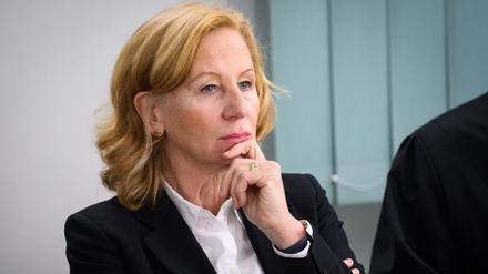 Patricia Schlesinger, ehemalige Intendantin des RBB, beim Prozess am Landgericht Berlin.