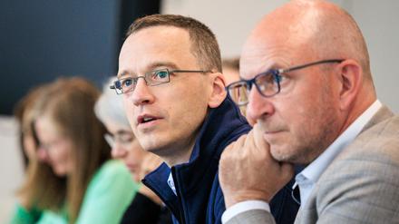 Nach der Generalsanierung zwischen Frankfurt und Mannheim leitet Julian Fassing (li) nun auch die Generalsanierung zwischen Berlin und Hamburg.