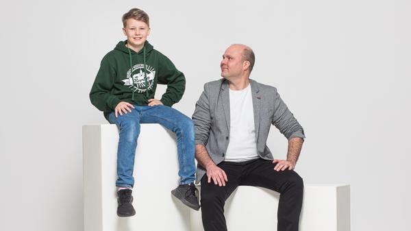 Das Vater-Sohn Duo Nils und Ole König (von rechts nach links).  Foto: Gerald Zörner