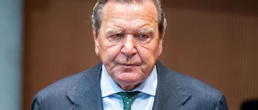 Ex-Kanzler Gerhard Schröder bietet an, per Video auszusagen. (Archivbild)