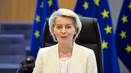 EU-Kommissionspräsidentin Ursula von der Leyen will den langfristigen Gemeinschaftshaushalt der Europäischen Union deutlich aufstocken (Archivbild).