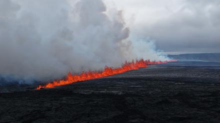 Erneut ist ein Vulkan auf Island ausgebrochen. 