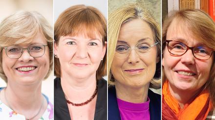 Cerstin Richter-Kotowski (CDU), Carolina Böhm (SPD) Mathia Specht-Habbel (FDP) und Pia Imhof-Speckmann (Linke). Ohne Bild: Susanne Mertens (Grüne) 