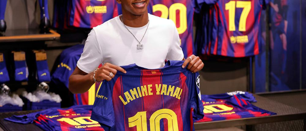 Weiter aus Messis Spuren: Lamine Yamal.