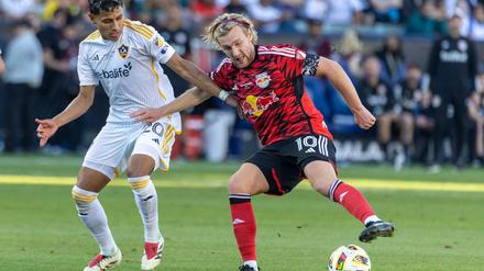 Forsberg - hier in einer Partie aus der vergangenen Saison - traf doppelt vor dem Duell mit Lionel Messi. (Archivfoto)