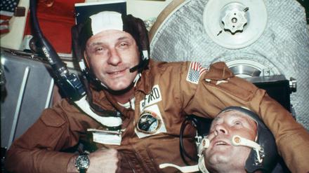 Vor 50 Jahren begann mit dem historischen Händedruck der Russen und Amerikaner im All auch die Zusammenarbeit der Großmächte im Weltraum. (Archivbild)