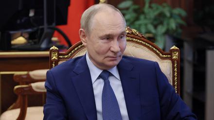 Putin bei einem Meeting am 10. Juli in Moskau.