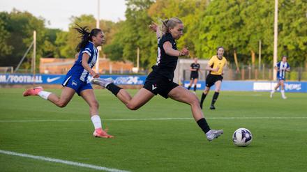 Im Mai spielten Hertha und Viktoria in der Regionalliga Nordost gegeneinander.