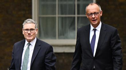 In London unterzeichnen Bundeskanzler Merz und Premier Starmer am Donnerstag den deutsch-britischen Freundschaftsvertrag.