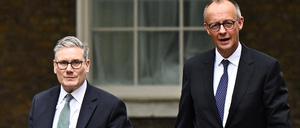 In London unterzeichnen Bundeskanzler Merz und Premier Starmer am Donnerstag den deutsch-britischen Freundschaftsvertrag.