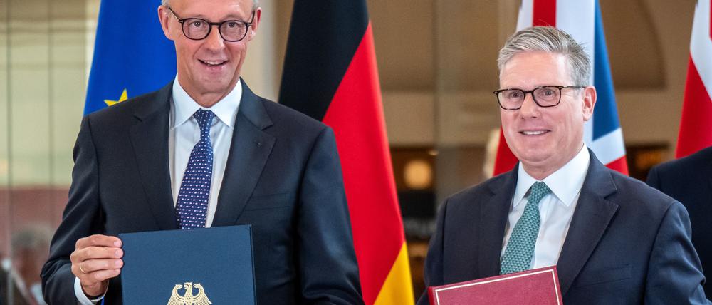Friedrich Merz und Keir Starmer haben einen neuen Freundschaftsvertrag für Deutschland und Großbritannien unterzeichnet.