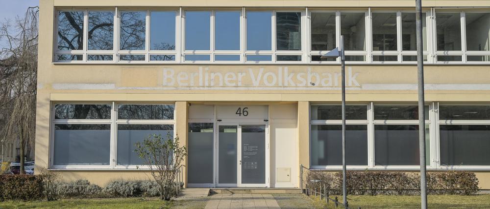 Geschlossene Filiale der Berliner Volksbank in Berlin-Steglitz (Symbolbild)