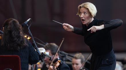 Joana Mallwitz leitet das Konzerthausorchester. 