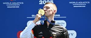 Florian Wellbrock hat erneut Gold gewonnen.