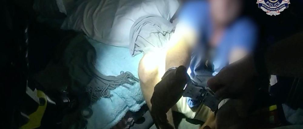 Der Schuhdieb wurde dank Videoaufnahmen schnell identifiziert und festgenommen.