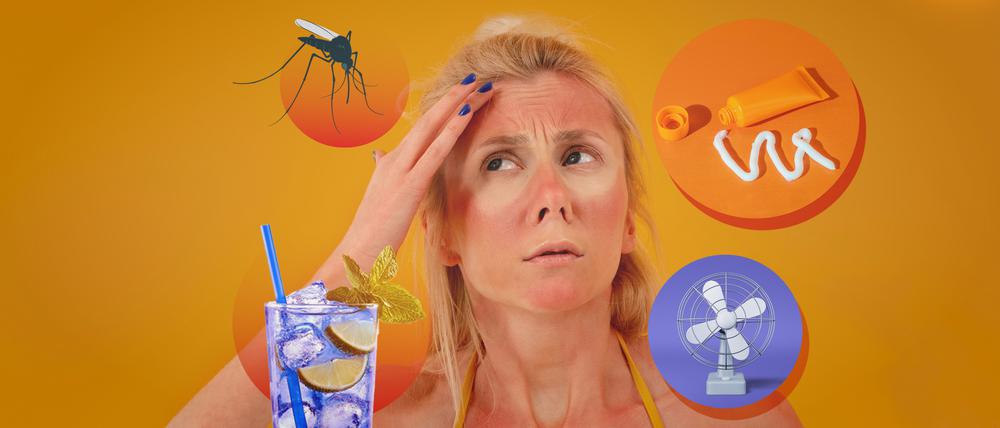 Mücken, Hitze und Sonnenbrand: Der Sommer kann auch richtig nerven.