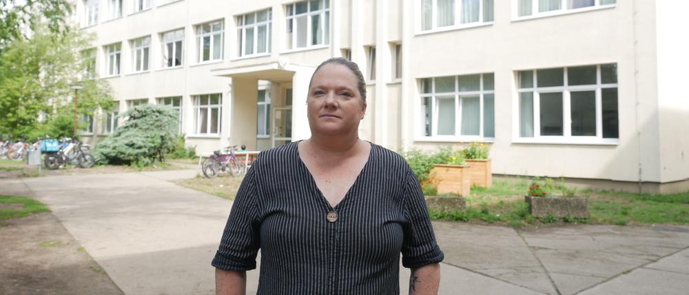Nadine Patzer, Leiterin der Geflüchtetenunterkunft in Stahnsdorf