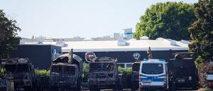 Einen Monat nach dem Anschlag auf Bundeswehr-Lkw in Erfurt gibt es drei Verdächtige. (Archivbild)