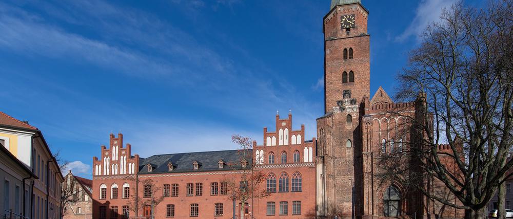 Ein Neubau ermöglichte die Ausgrabungen in Brandenburg an der Havel. (Archivbild)