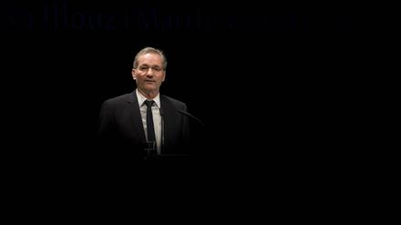 Der ehemalige Ministerpräsident von Brandenburg Matthias Platzeck (SPD) während seiner Dresdner Rede im Schauspielhaus in Dresden (Archivbild).