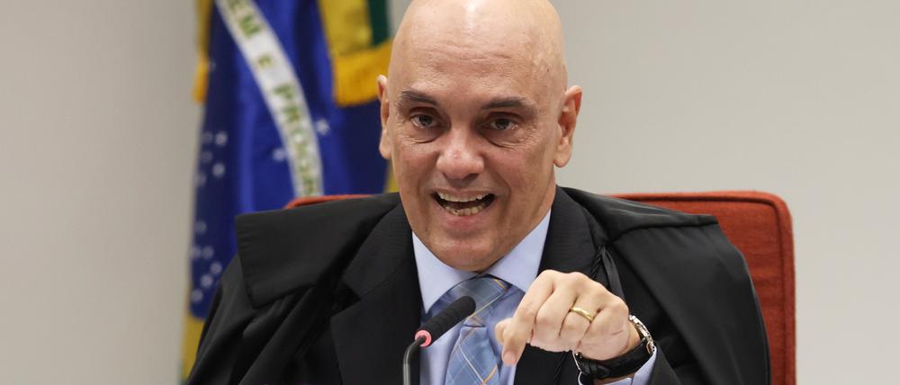 Der brasilianische Richter des Obersten Gerichtshofs Alexandre de Moraes (Archivfoto).