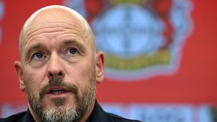 Will die 1:5-Niederlage in seinem ersten Spiel mit Bayer Leverkusen nicht überbewerten: Trainer Erik ten Hag.