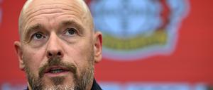Will die 1:5-Niederlage in seinem ersten Spiel mit Bayer Leverkusen nicht überbewerten: Trainer Erik ten Hag.