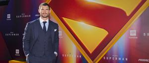 Schauspieler David Corenswet bei der Premiere von „Superman“ in Los Angeles.
