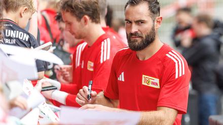 Lucas Tousart trifft im Testspiel in Linz zurm 1:0.