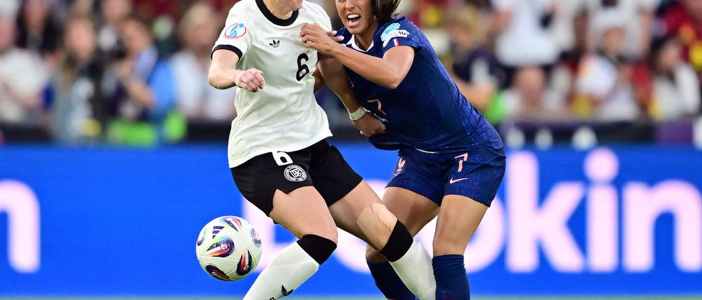 Ging vorbildlich voran: Kapitänin Janina Minge.