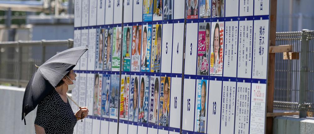 Japans Regierungskoalition droht bei der Oberhauswahl ein folgenschwerer Rückschlag.