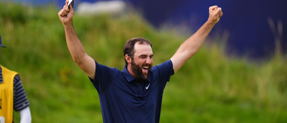 Der US-Golfer Scottie Scheffler hat erstmals die British Open gewonnen.
