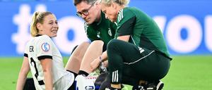 Sarai Linder fällt für das EM-Halbfinale gegen Spanien verletzt aus.
