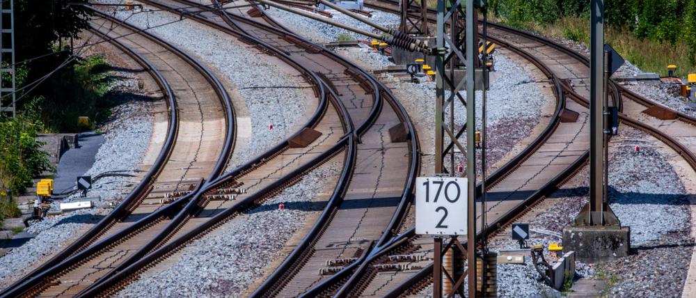 Der Bund gibt inzwischen deutlich mehr Geld für die Verbesserung des Schienennetzes aus. Allein 2,2 Milliarden Euro fließen in die Komplettsanierung der Strecke Hamburg-Berlin. (Archivbild)