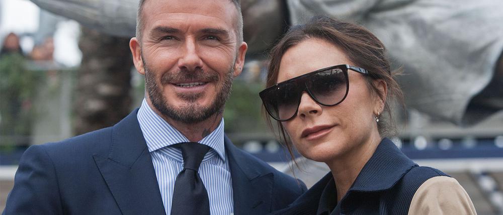 Victoria Beckham zieht ihren Mann David in einem Instagram-Clip für einen Haarschneide-Unfall auf. (Archivbild)
