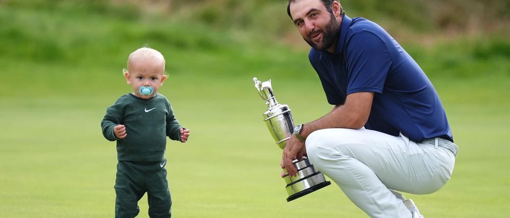 Noch ein besonderer Moment für den British-Open-Triumphator.