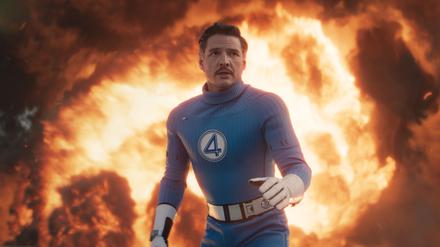 Jeder Situation gewachsen: Pedro Pascal als Mister Fantastic in „The Fantastic Four: First Steps“.