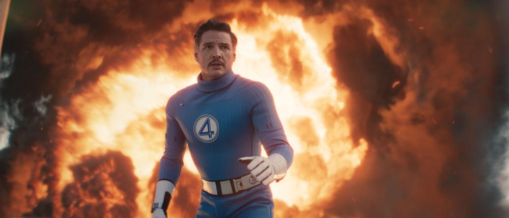Jeder Situation gewachsen: Pedro Pascal als Mister Fantastic in „The Fantastic Four: First Steps“.