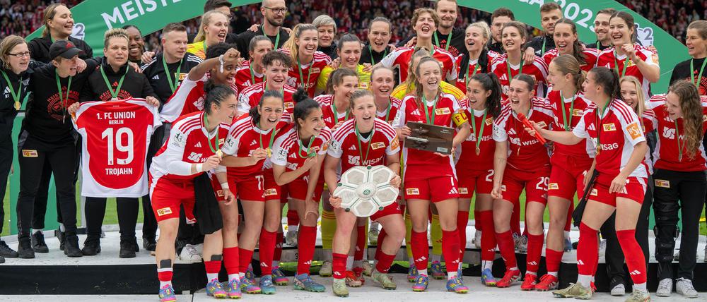 Nach der Meisterparty folgt für Union Berlins Fußballerinnen die Bundesliga-Vorbereitung.