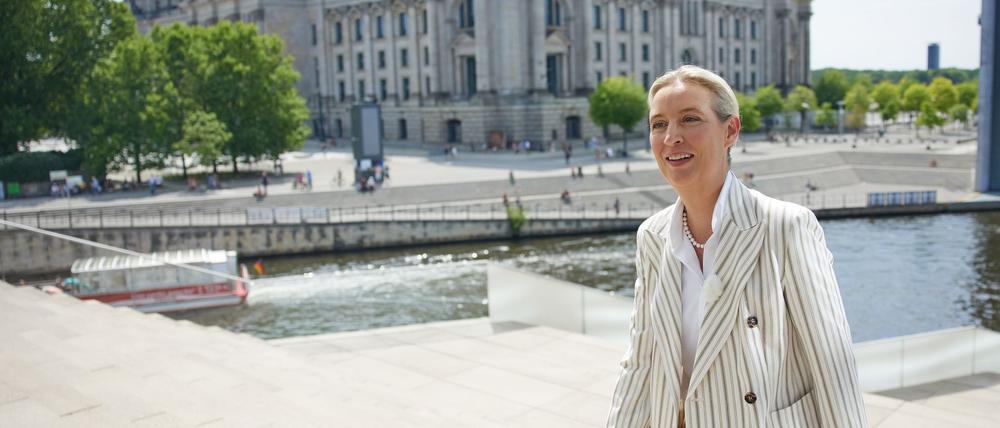 Alice Weidel (AfD), Parteivorsitzende, kommt zum ARD-Sommerinterview 