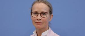 Frauke Brosius-Gersdorf bei der Bundespressekonferenz.