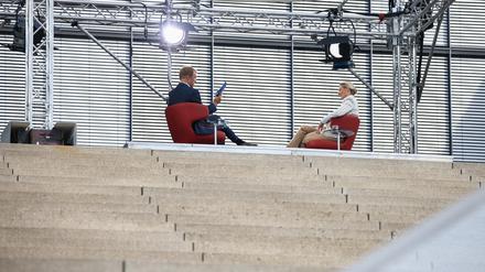 Alice Weidel beim Sommerinterview. 