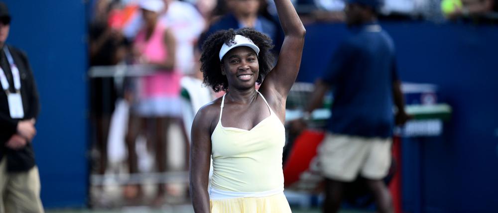 Venus Williams stand nach mehr als einem Jahr Pause wieder auf einem Court bei einem WTA-Turnier.