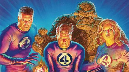Flammende Cover-Art von Alex Ross.