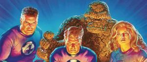 Flammende Cover-Art von Alex Ross.