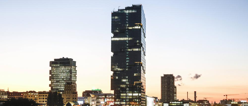 Hochhaus in Berlin-Friedrichshain.